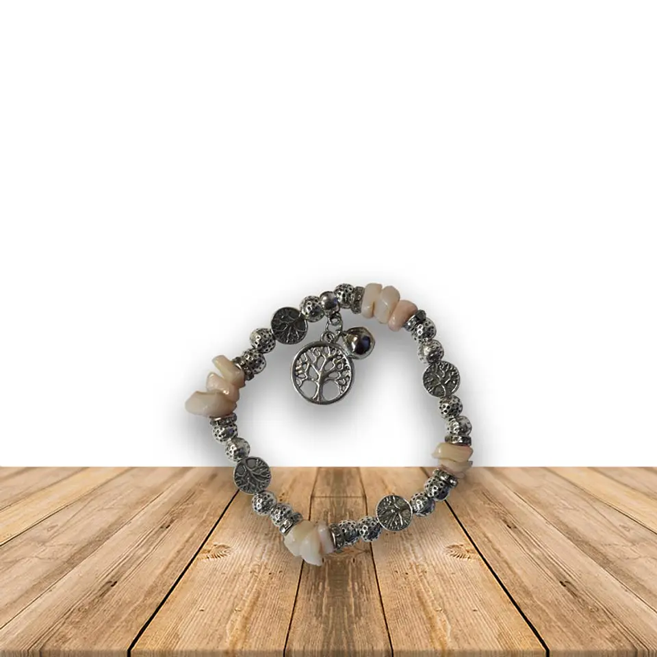 Pulsera Con Árbol Y Piedra JI19-353 1