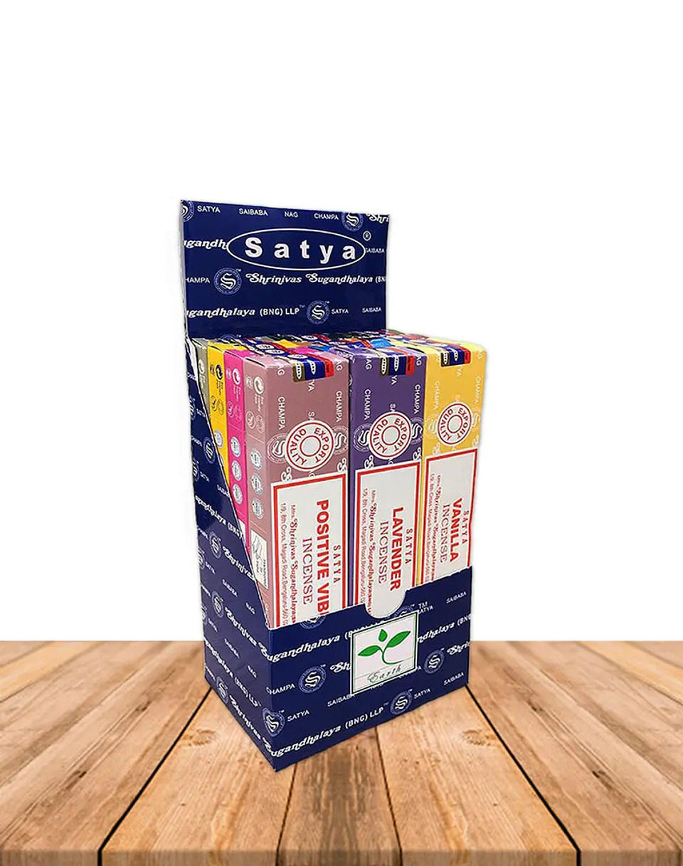 Incienso Satya Mix Pack de 12 Und 1