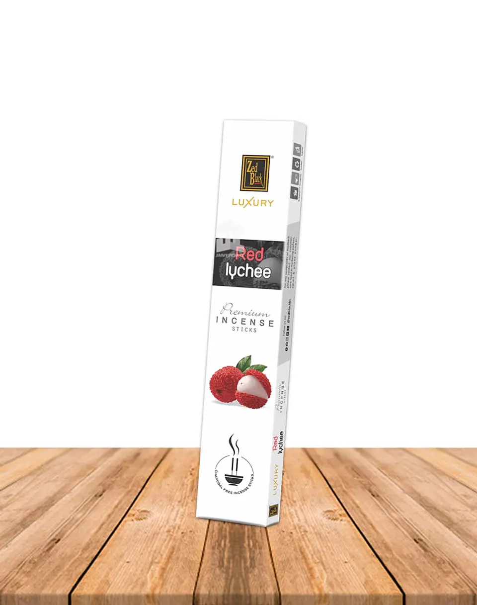 Incienso Zed Black Luxury Lychee Rojo 1