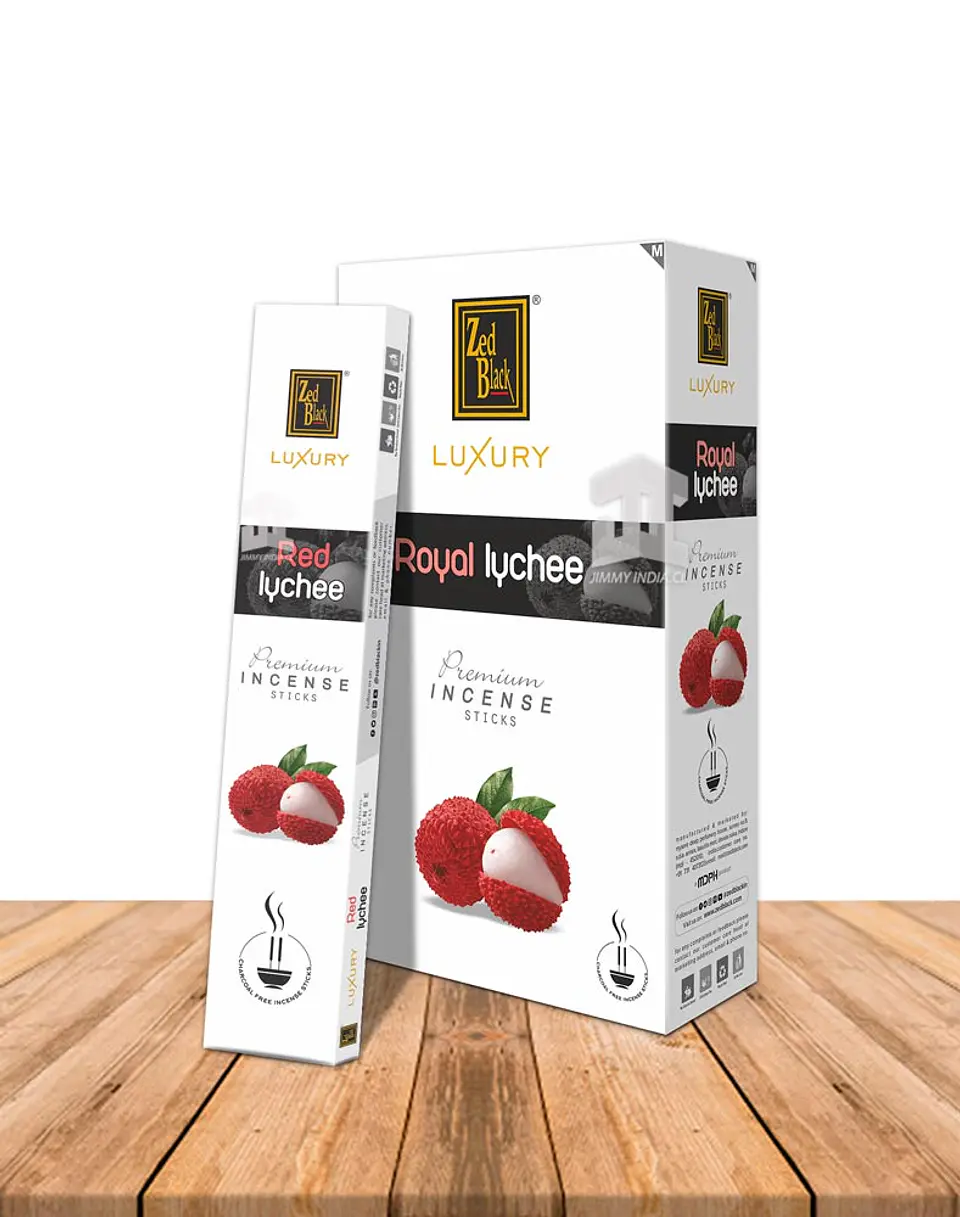 Incienso Zed Black Luxury Lychee Rojo 2