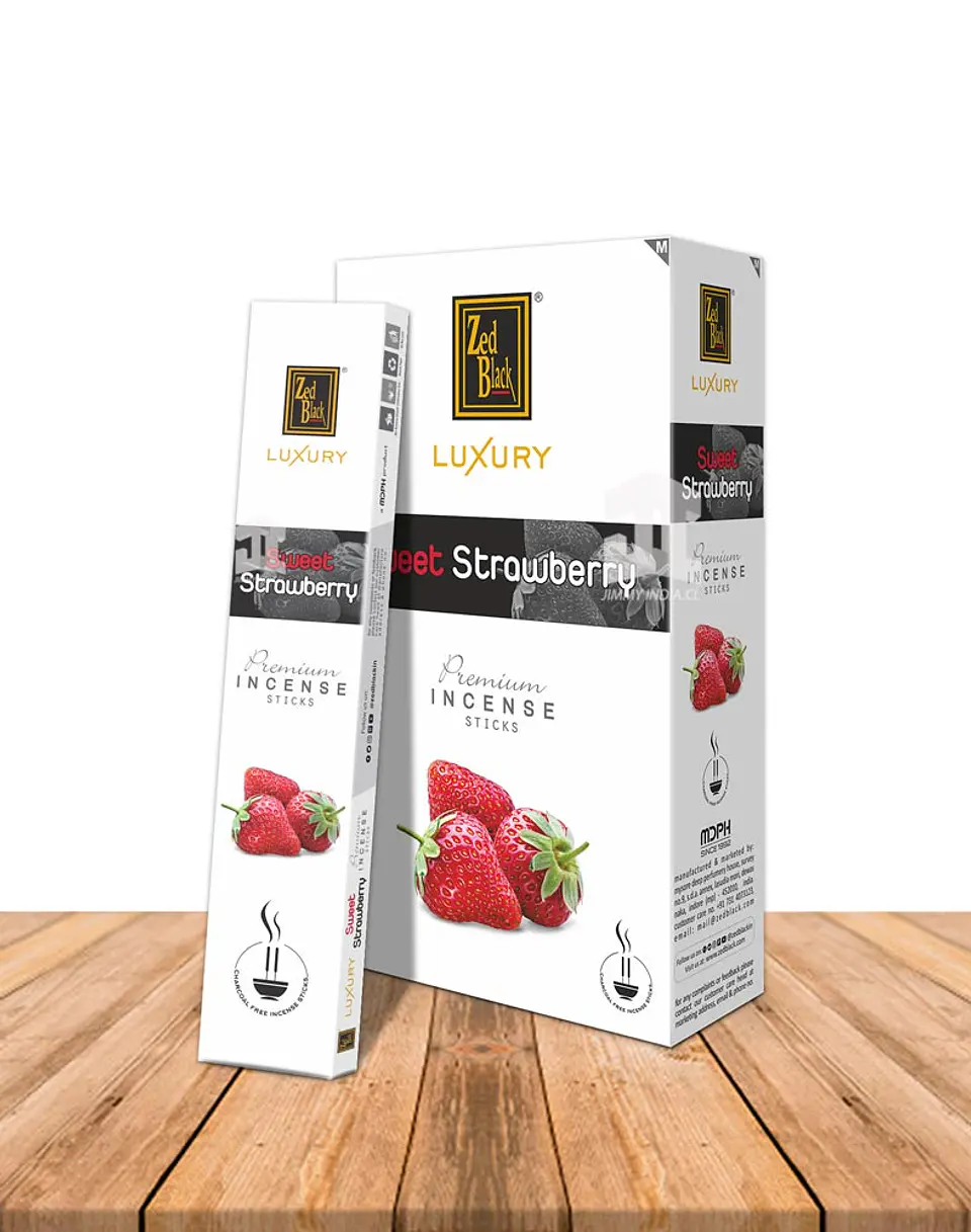 Incienso Zed Black Luxury Frutilla 2