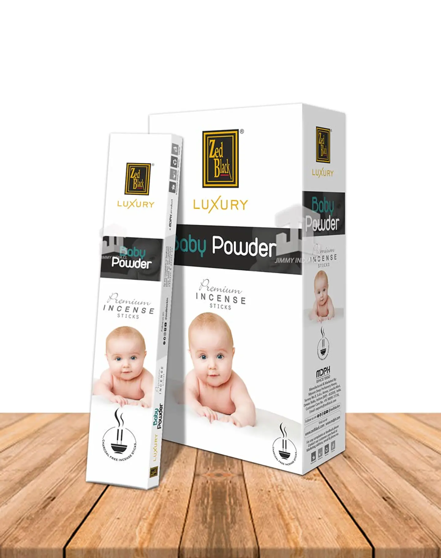 Incienso Zed Black Luxury Baby Powder 2