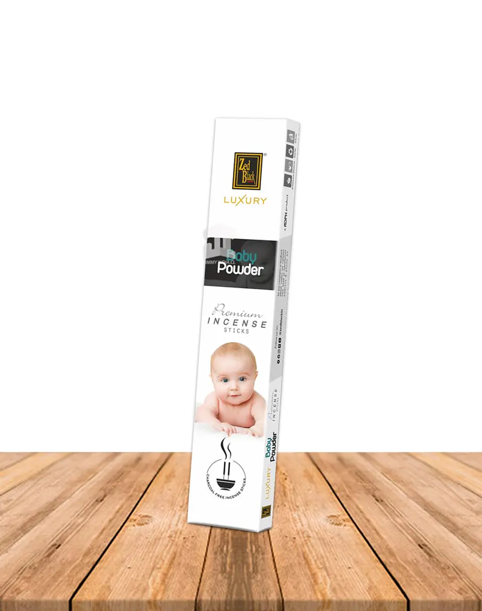 Incienso Zed Black Luxury Baby Powder 1