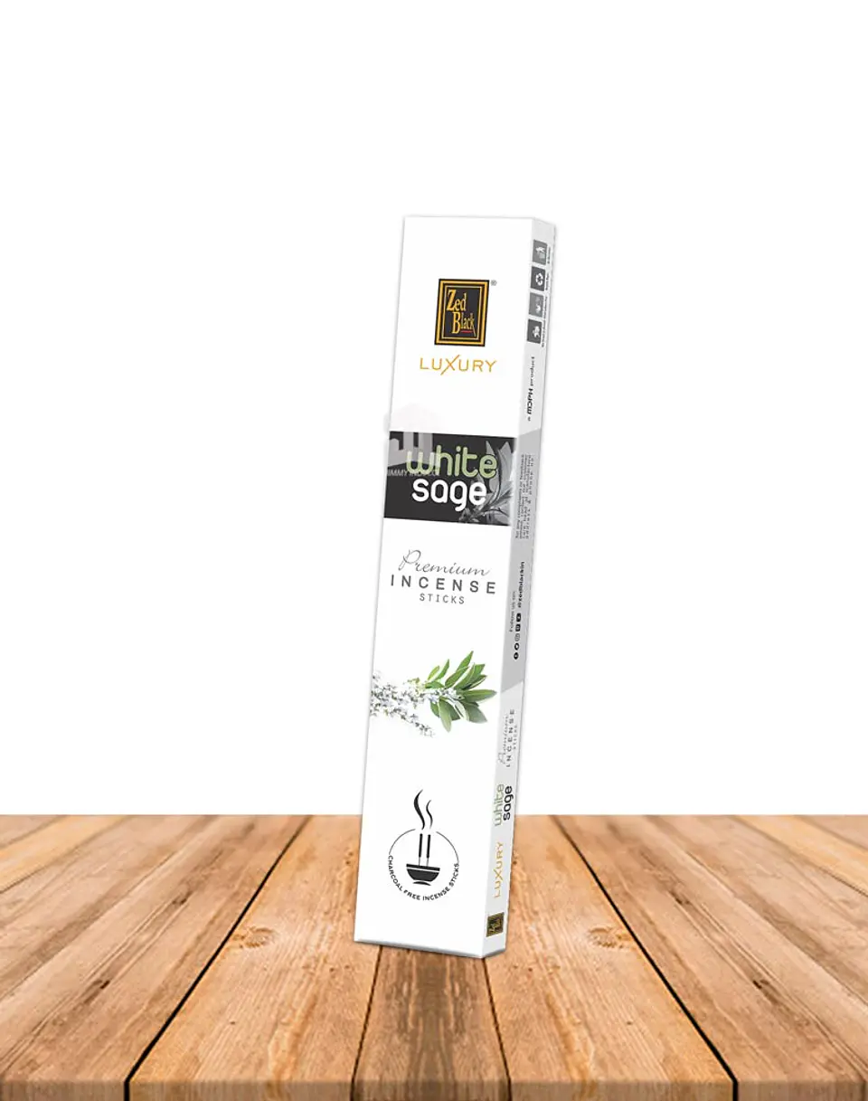 Incienso Zed Black Luxury Salvia Blanca 1