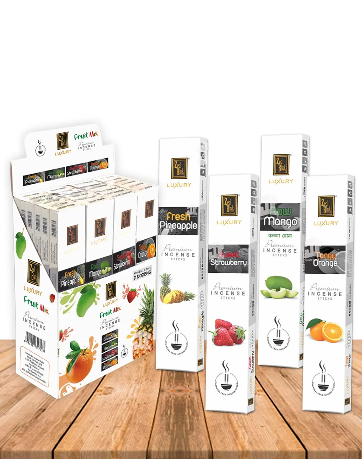 Incienso Zed Black Luxury Fruit Mix   2