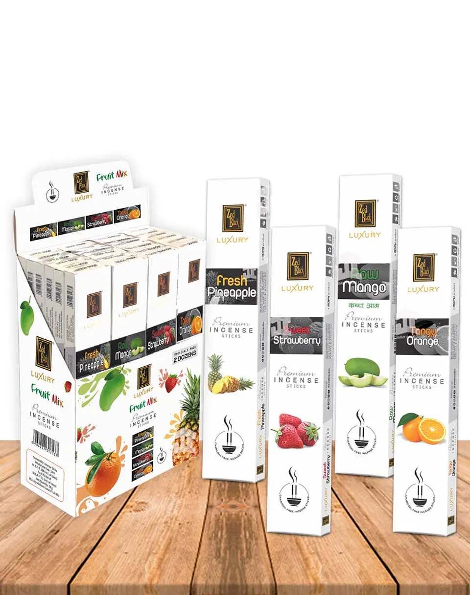 Incienso Zed Black Luxury Fruit Mix   2