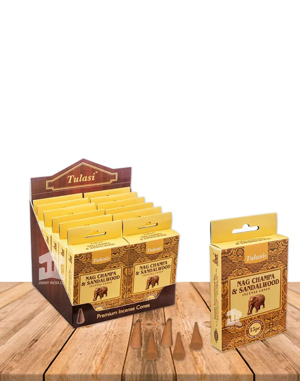 Incienso Cono Nag Champa & Sandalo  2