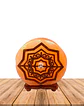 Lampara de Sal Diseño Mandala N°1 Redondo 9