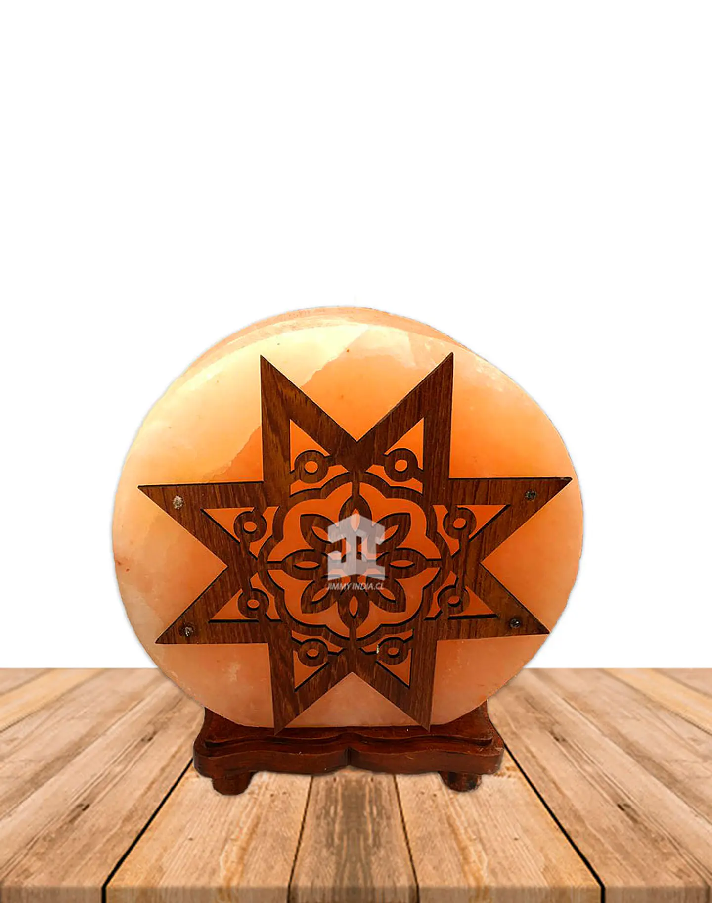 Lampara de Sal Diseño Estrella y Circulos  N°6  9