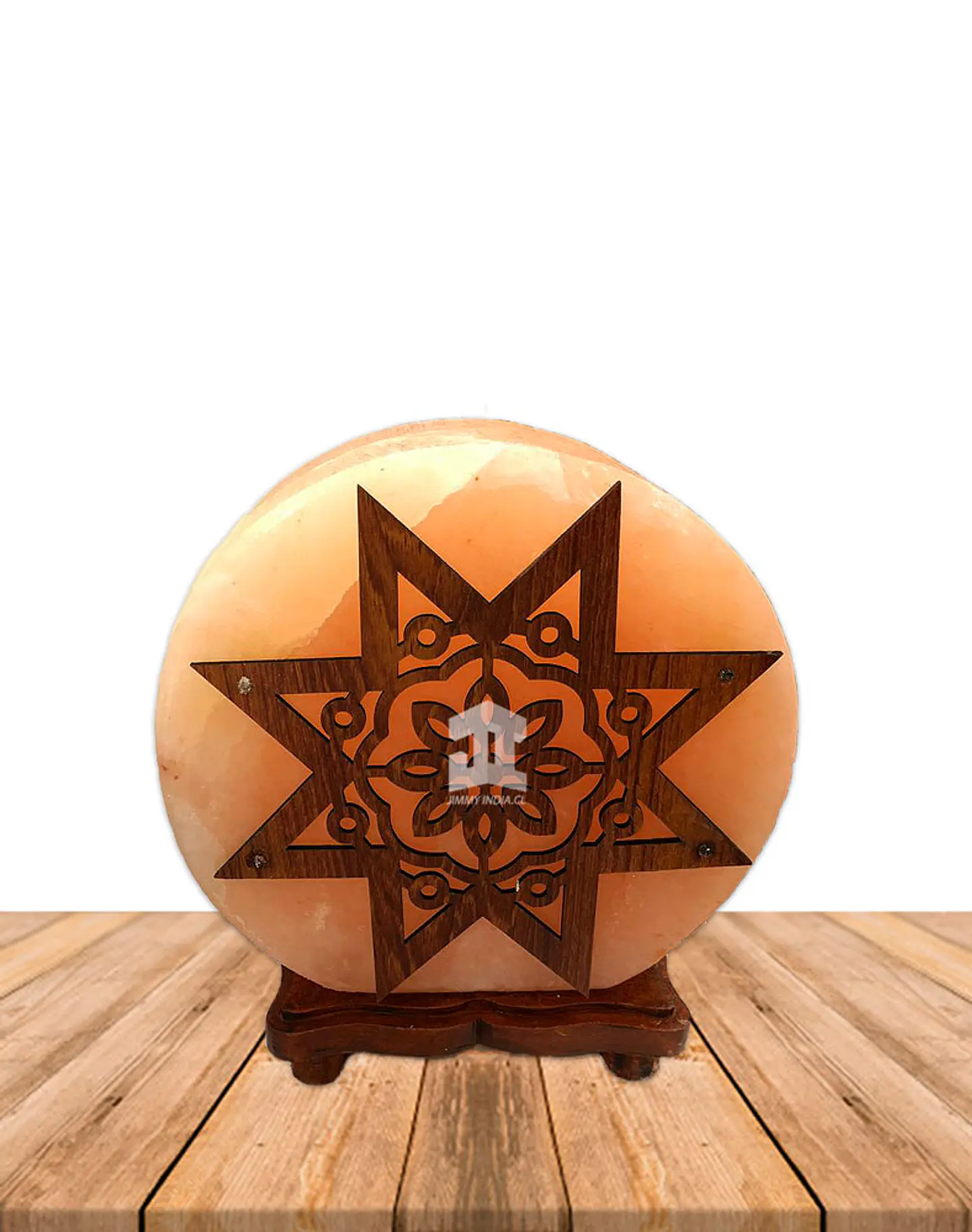 Lampara de Sal Diseño Estrella y Circulos  N°6  9