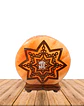 Lampara de Sal Diseño  3 Estrellas N°8  9