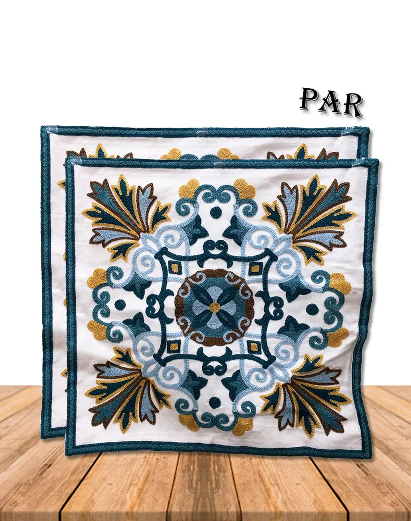 Funda de Cojín Bordado JI19-307B 1