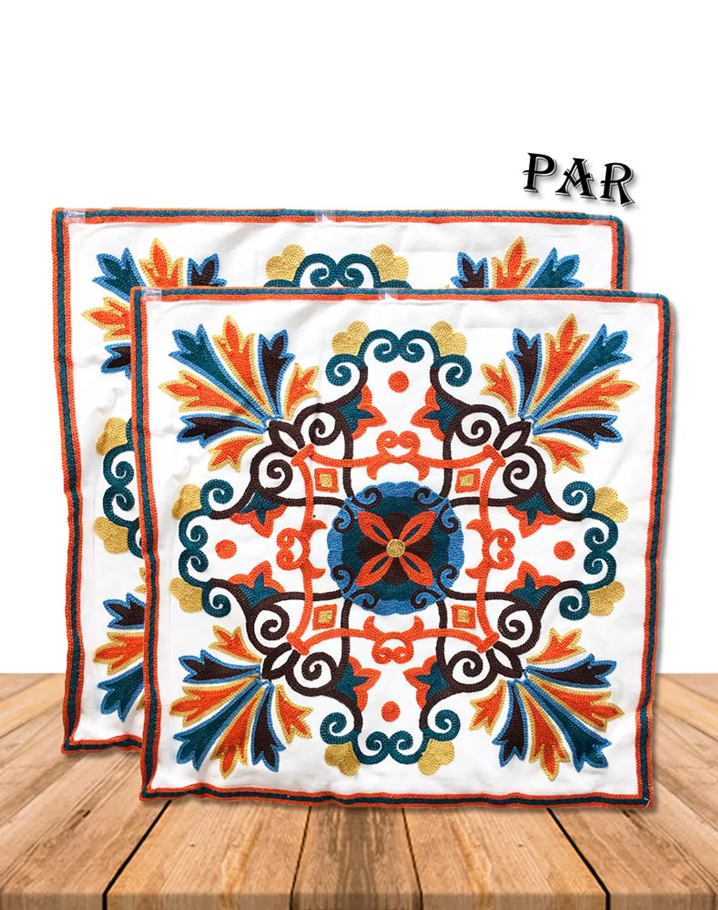 Funda de Cojín Bordado JI19-307B 2