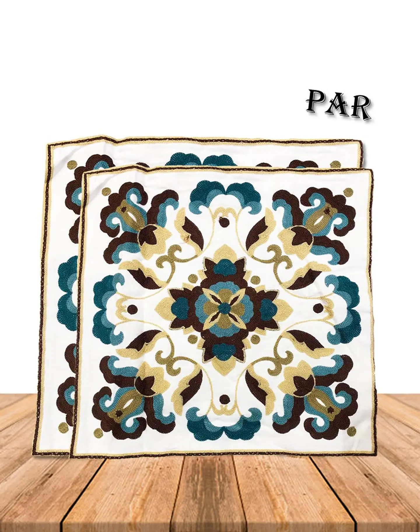 Funda de Cojín Bordado JI19-309 1