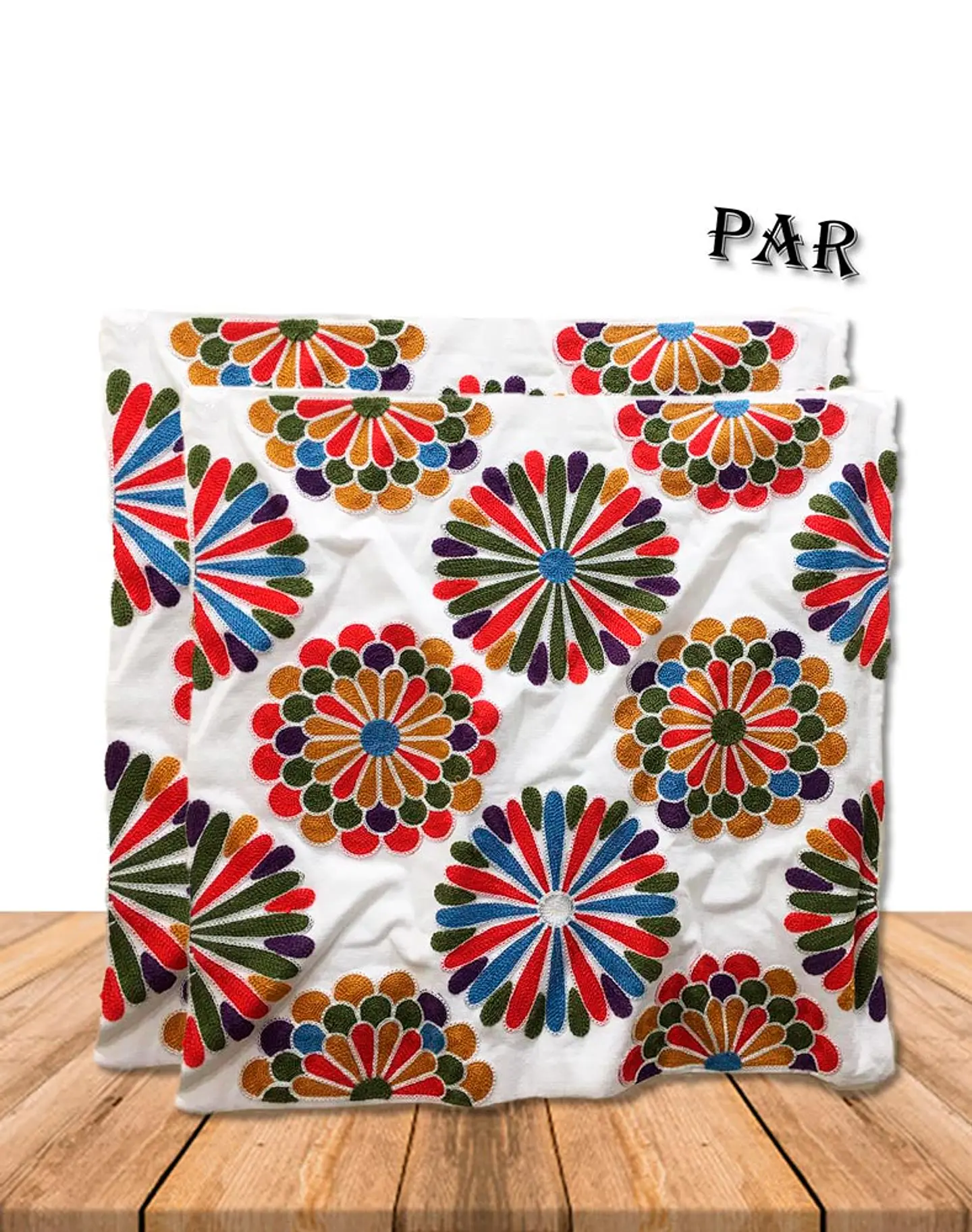 Funda de Cojín Bordado JI19-307G 1