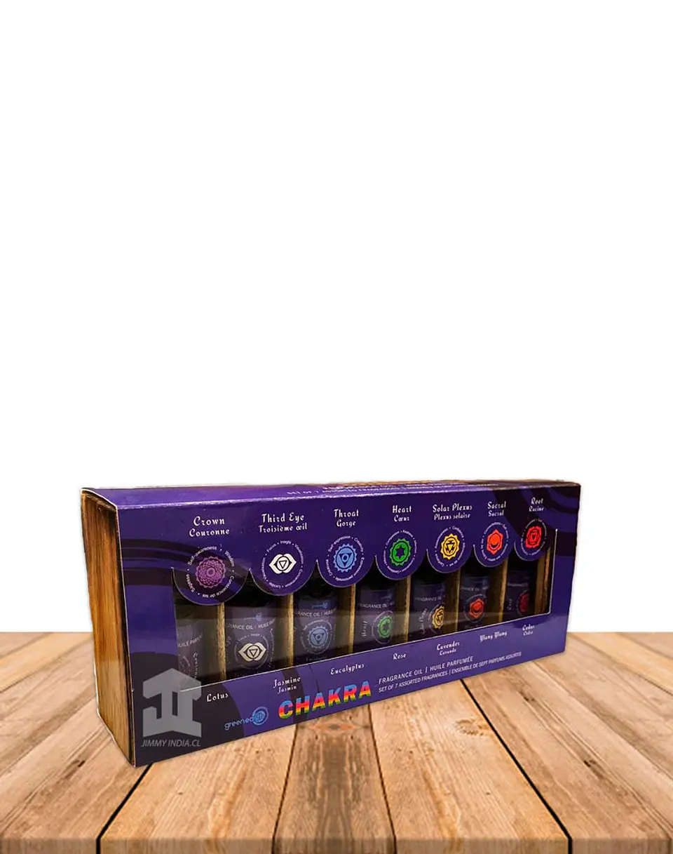Set de Aceites Esenciales 7 Chakras GE-OIL 3