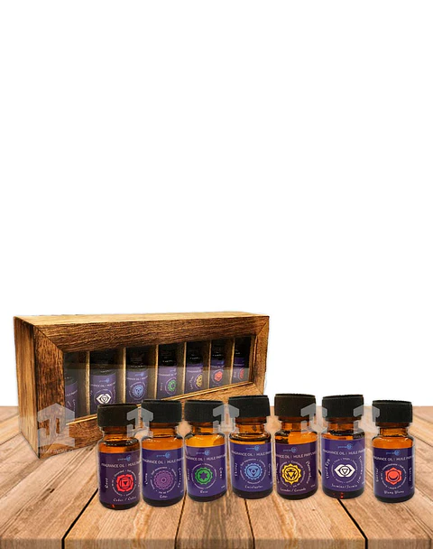 Set de Aceites Esenciales 7 Chakras GE-OIL