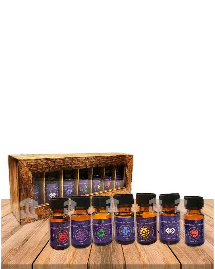 Set de Aceites Esenciales 7 Chakras GE-OIL