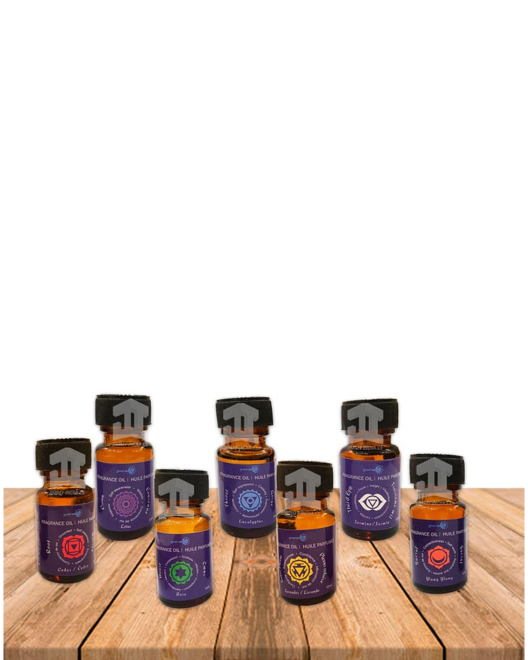 Set de Aceites Esenciales 7 Chakras GE-OIL