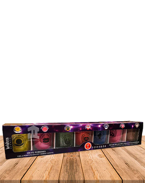 Set de Velas 7 Poderes SHTGL-7 