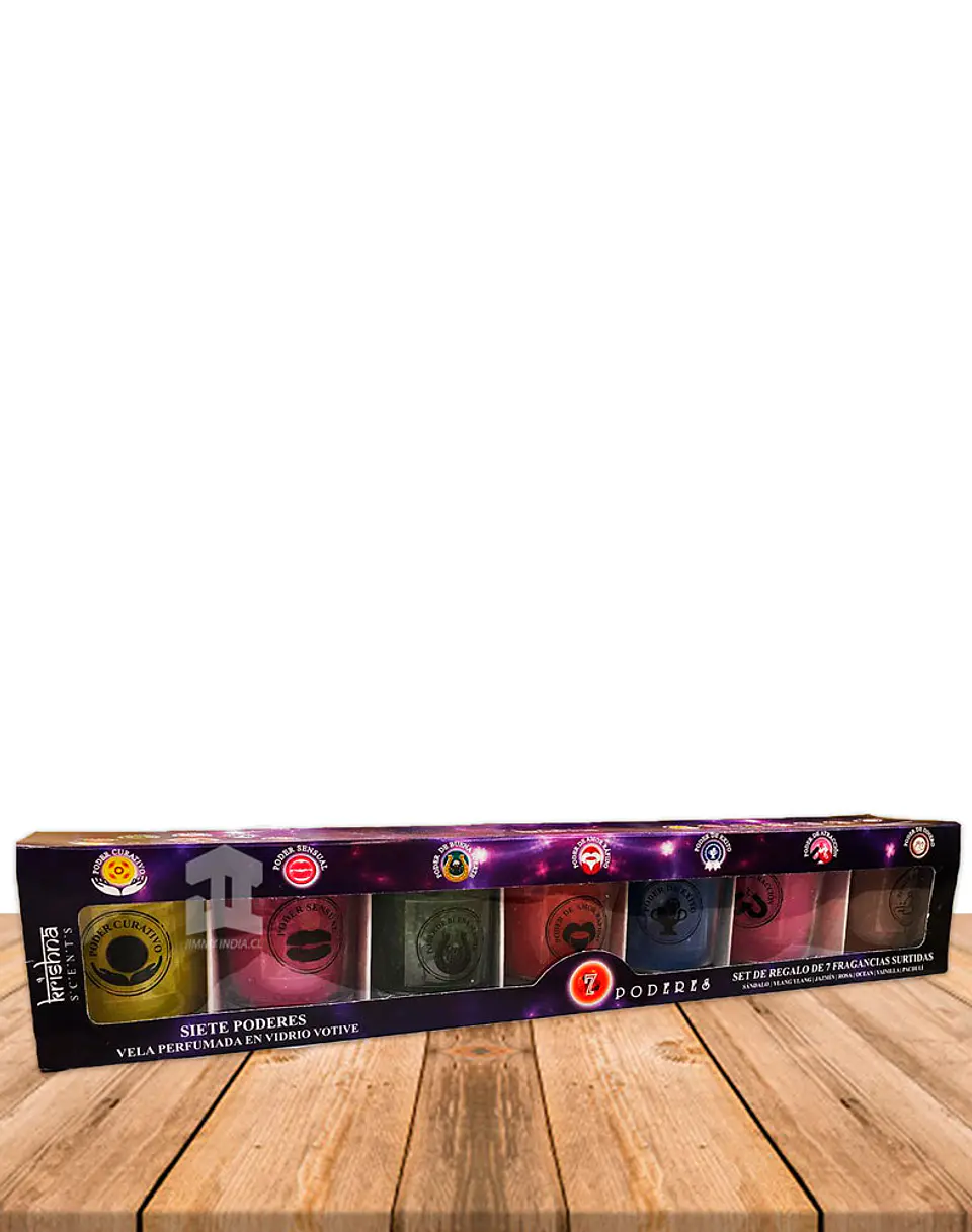 Set de Velas 7 Poderes SHTGL-7  1