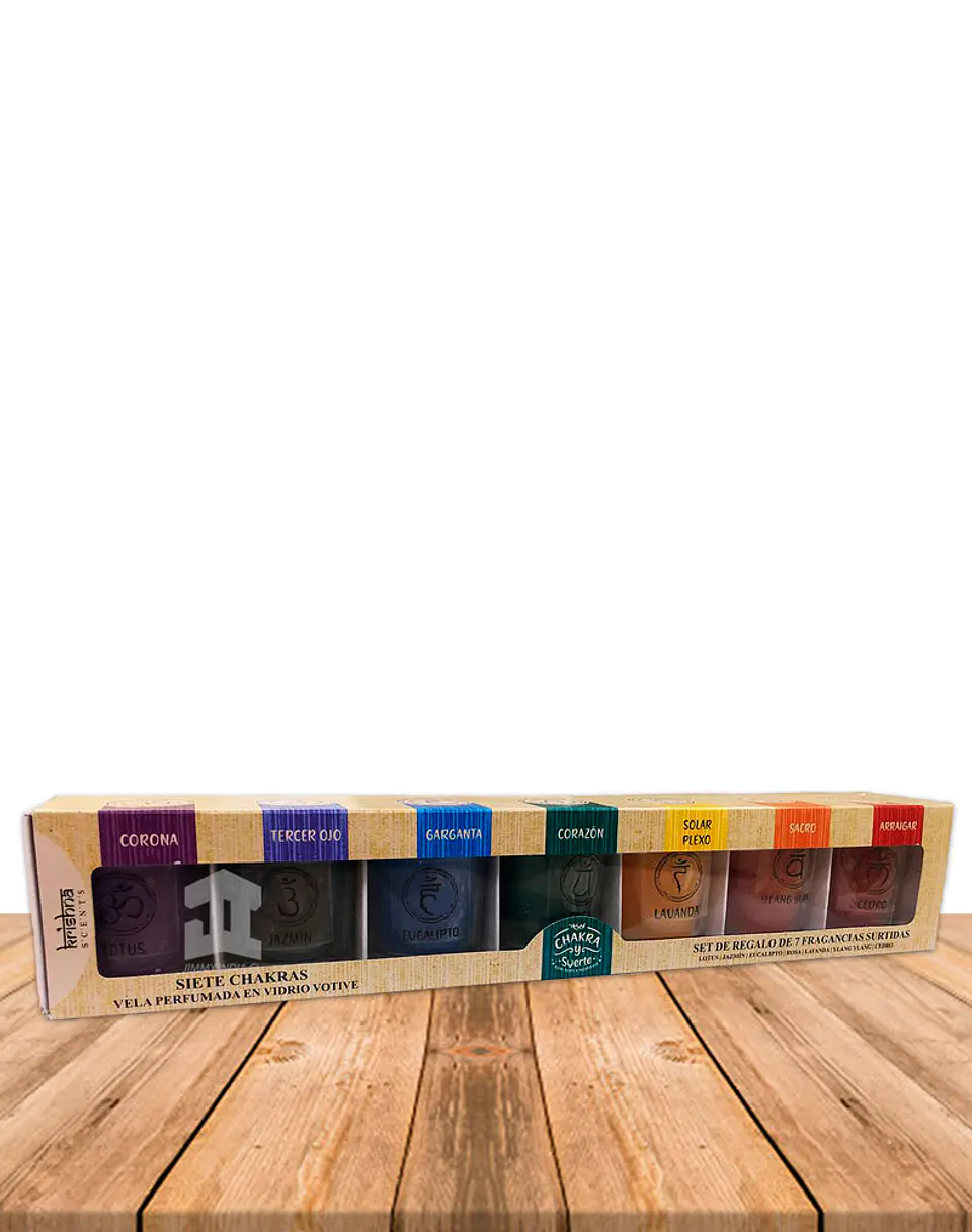 Set de Velas 7 Chakras SHTGL-7  1