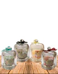 Vela Aromatica Surtida  Decorativas Vidrio Campana JI19-466 - Miniatura 2