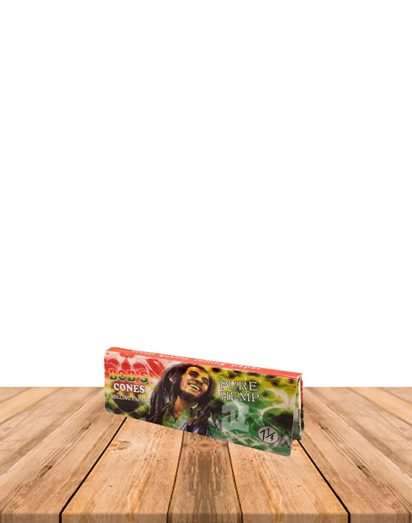 Papelillo Bob Marley Combustion Lenta Hemp 1 1/4 1