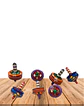 Trompo De Madera Juego Dieciochero VDQ20-20 - Miniatura 2
