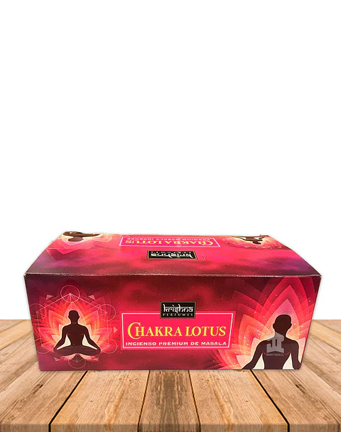 Incienso Krishna Premium Chakra Lotus 15 grs
