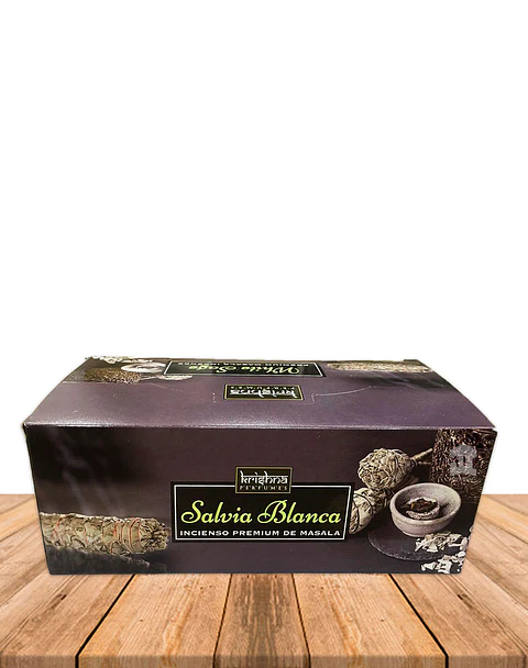 Incienso Krishna Premium Salvia Blanca 15 grs
