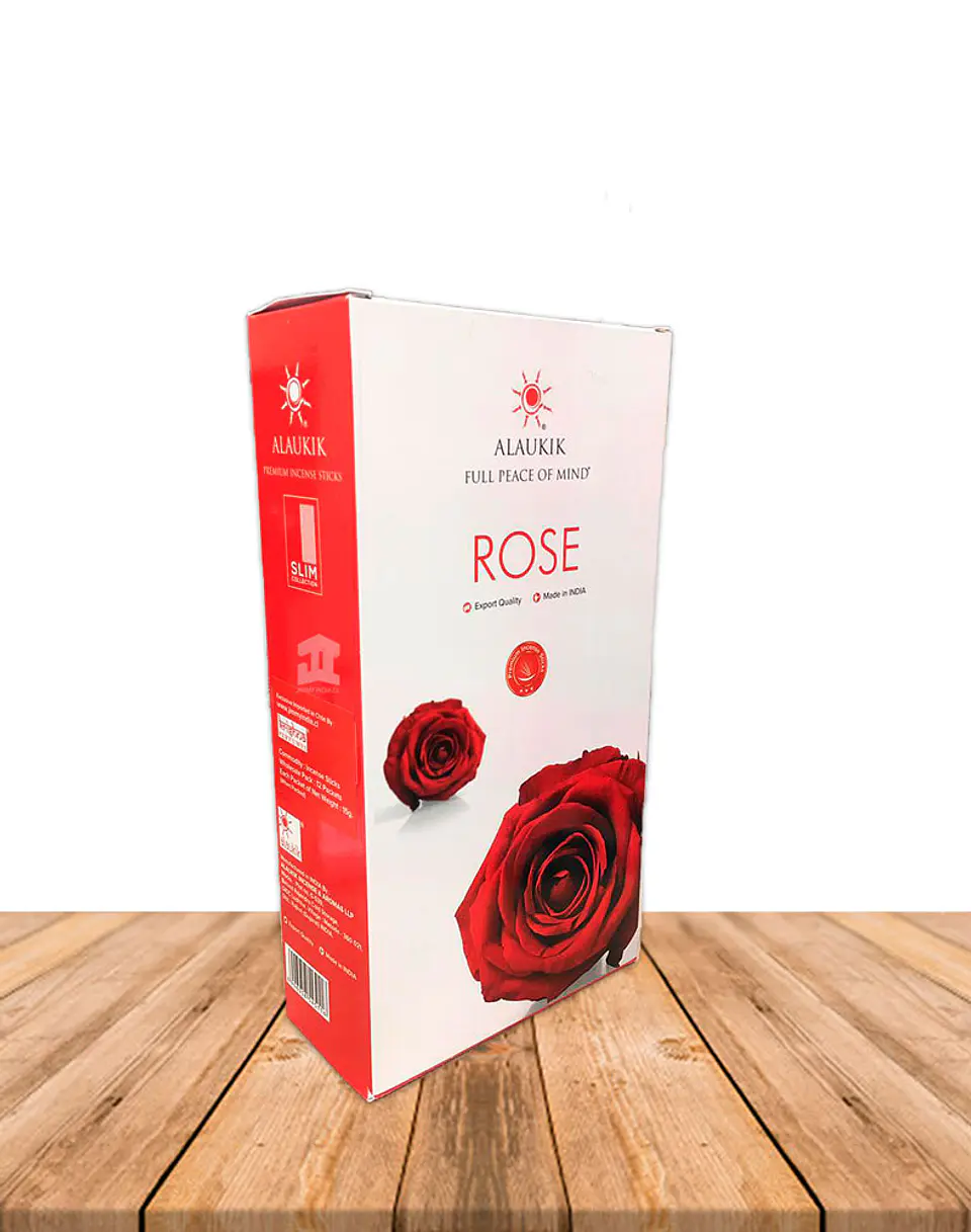 Incienso Alaukik Slim Rosa 15Gr 1