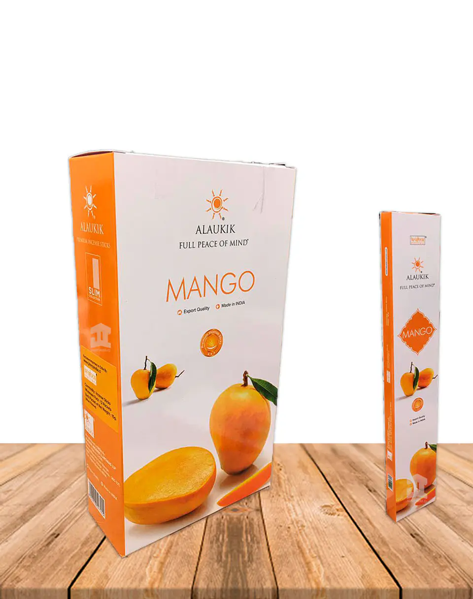 Incienso Alaukik  Slim   15Gr Mango 2