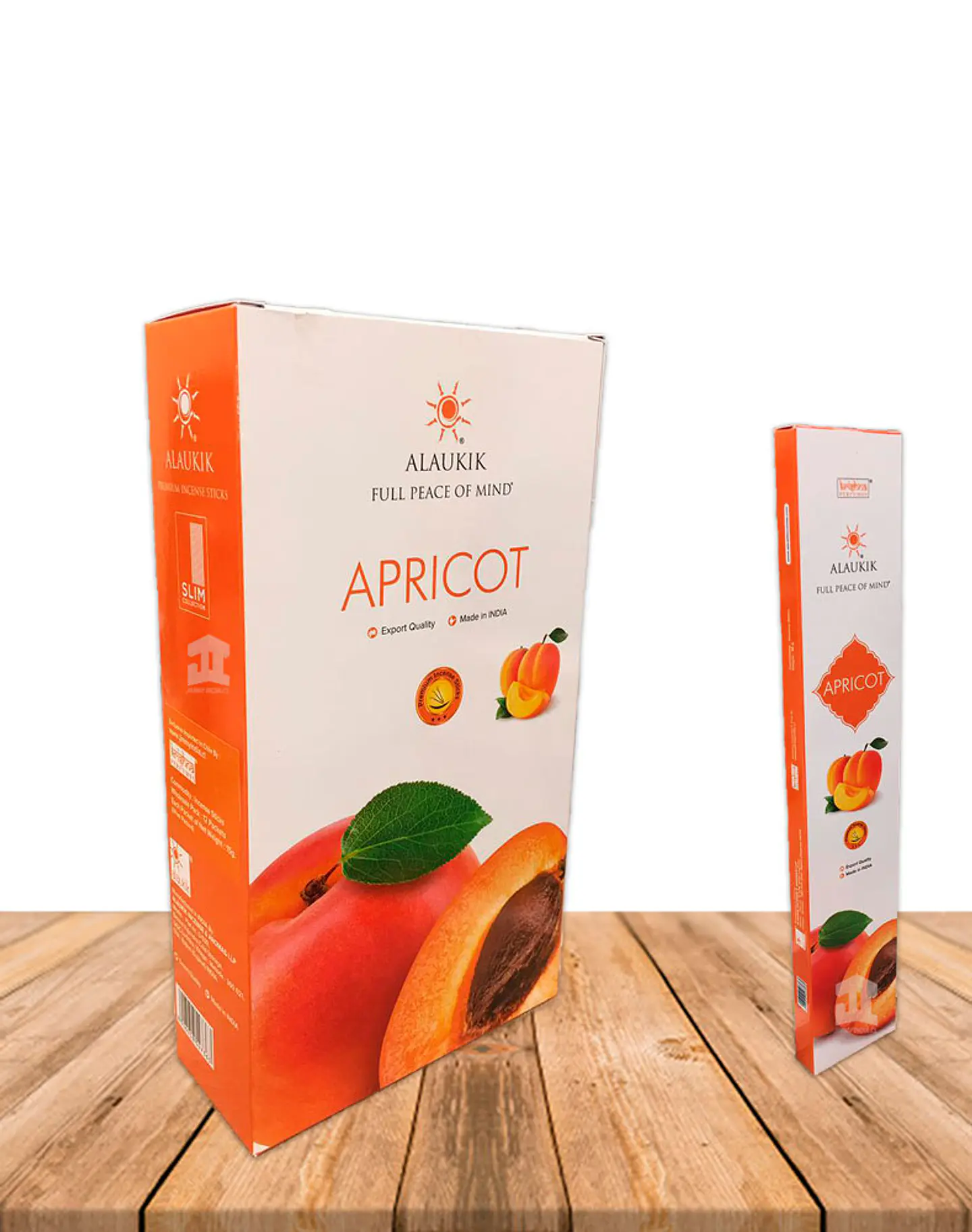 Incienso Alaukik  Slim  15Gr Apricot (Damasco) 2