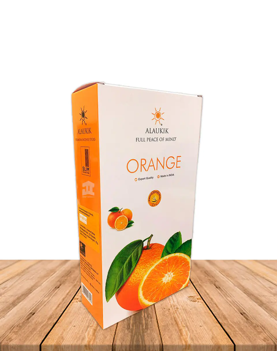 Incienso Alaukik  Slim  15Gr Naranja  1