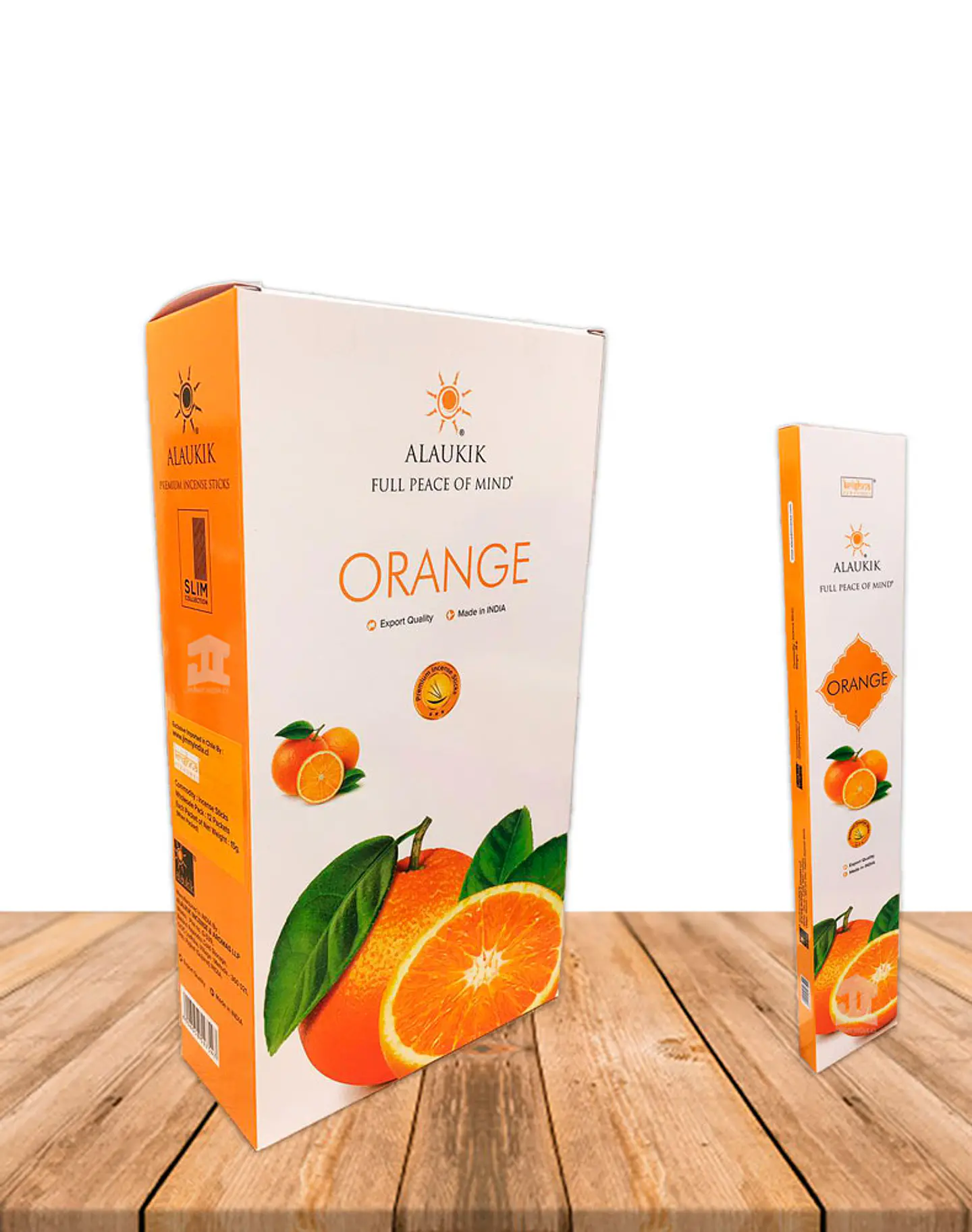 Incienso Alaukik  Slim  15Gr Naranja  2