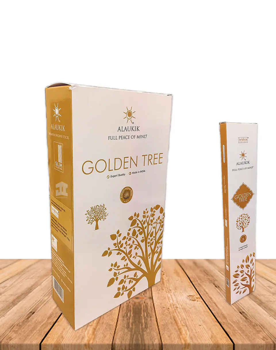 Incienso Alaukik Slim 15Gr Golden Tree 2