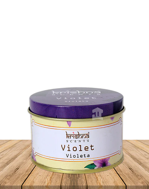 Vela Lata Krishna Doble Mecha Violeta 165 grs