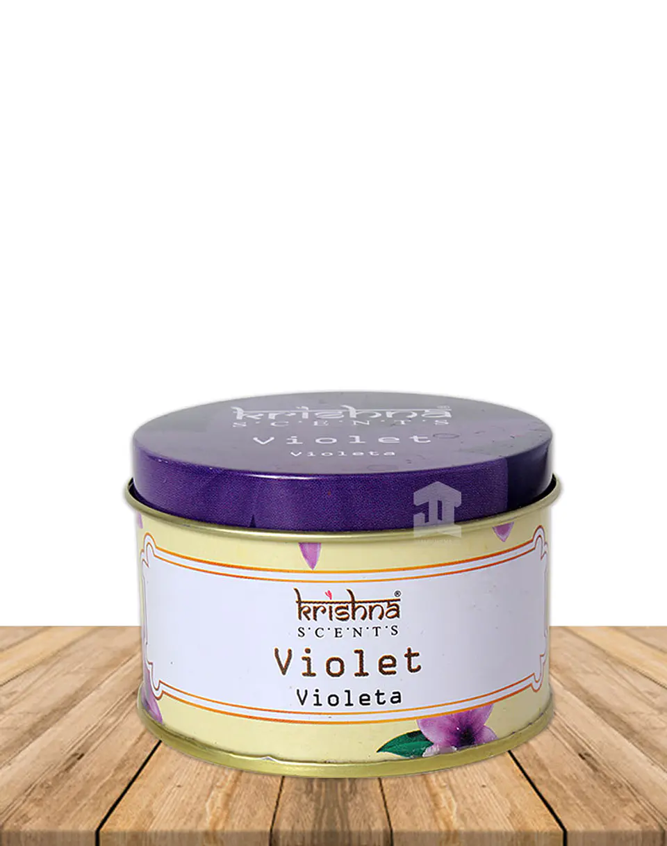 Vela Lata Krishna Doble Mecha Violeta 165 grs 1