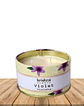 Vela Lata Krishna Doble Mecha Violeta 165 grs - Miniatura 3