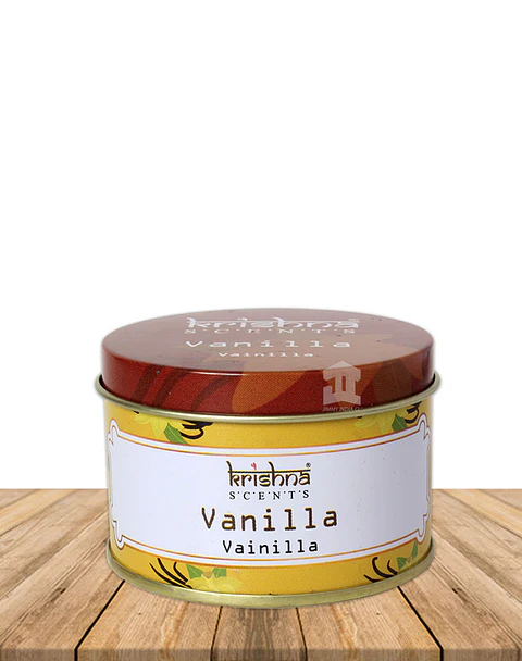 Vela Lata Krishna Doble Mecha Vainilla 165 grs