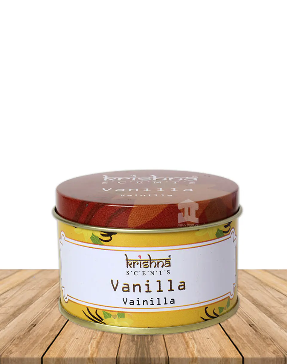 Vela Lata Krishna Doble Mecha Vainilla 165 grs 1