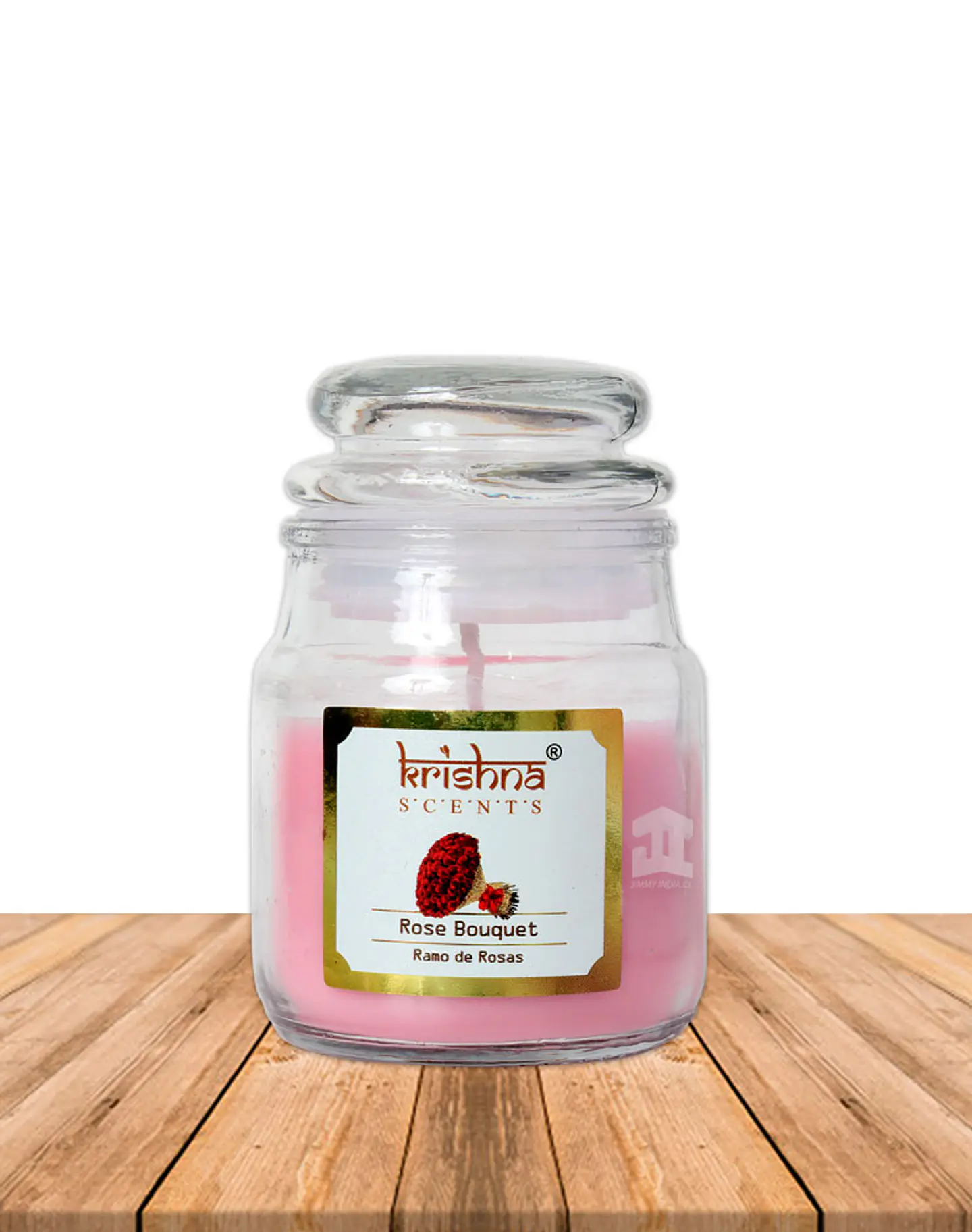 Vela vidrio krishna aroma Ramo De Rosas 75 grs 1