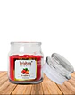 Vela vidrio krishna aroma Frutilla 75 grs - Miniatura 2