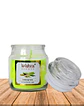 Vela vidrio krishna aroma Limón 75 grs - Miniatura 2