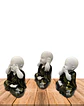 Figura Buda  Ciego, Sordo y Mudo, Poliresina 5