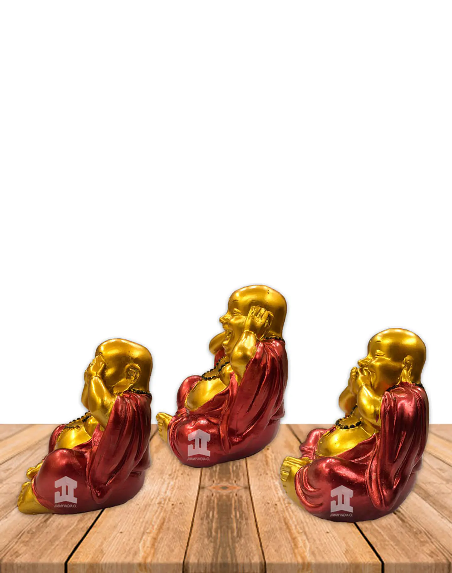 Figura Buda Sonriente Dorado  4
