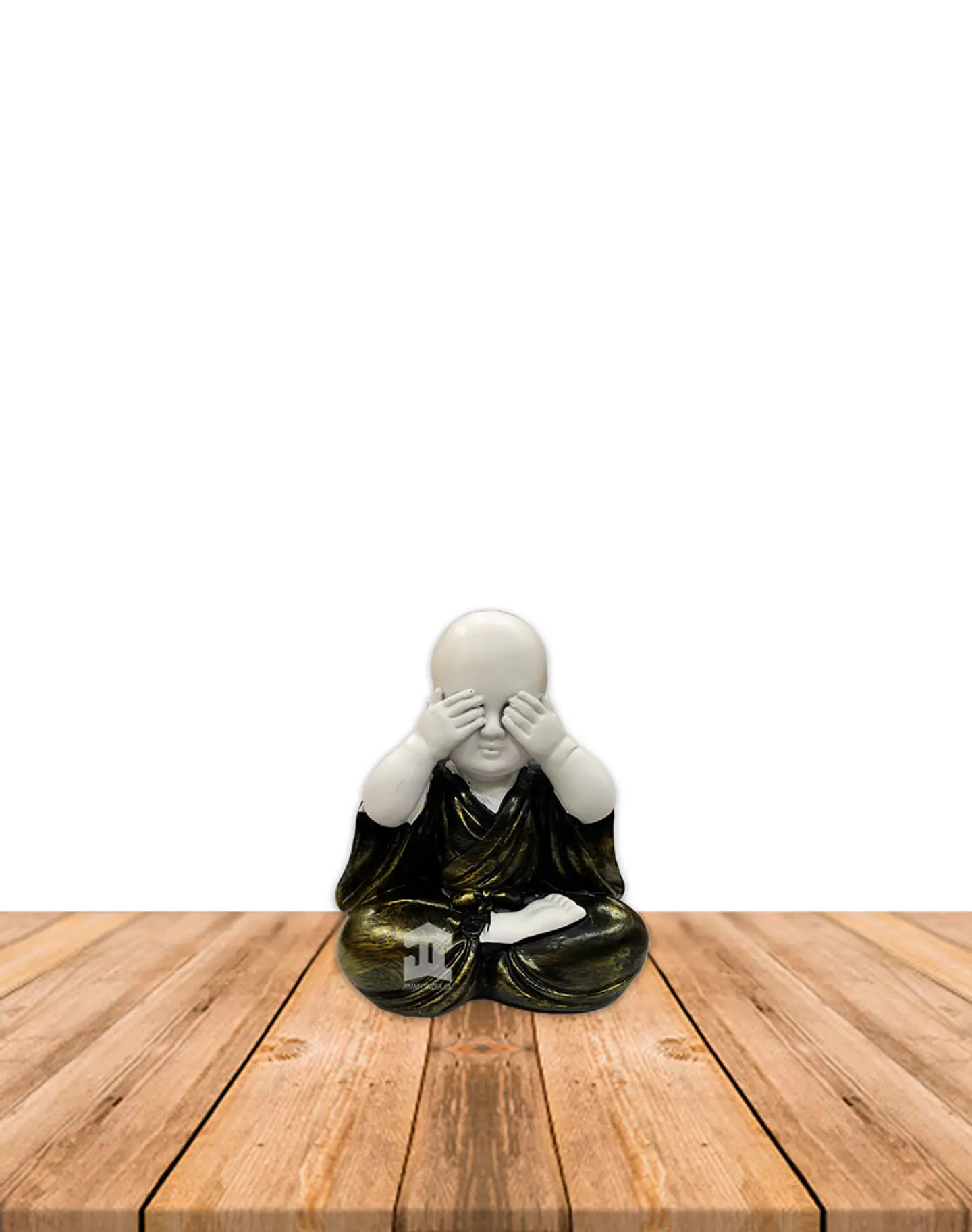 Figura Buda  Ciego, Sordo y Mudo, Poliresina 5