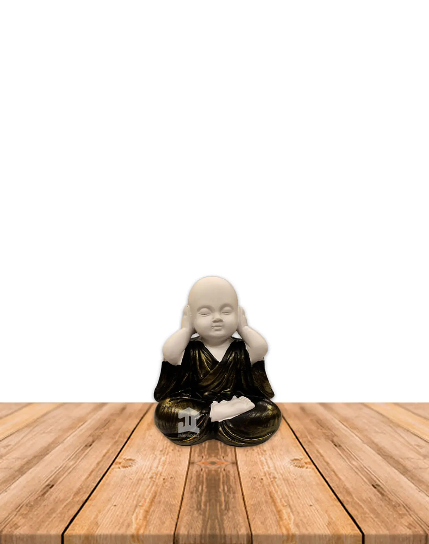 Figura Buda  Ciego, Sordo y Mudo, Poliresina 5