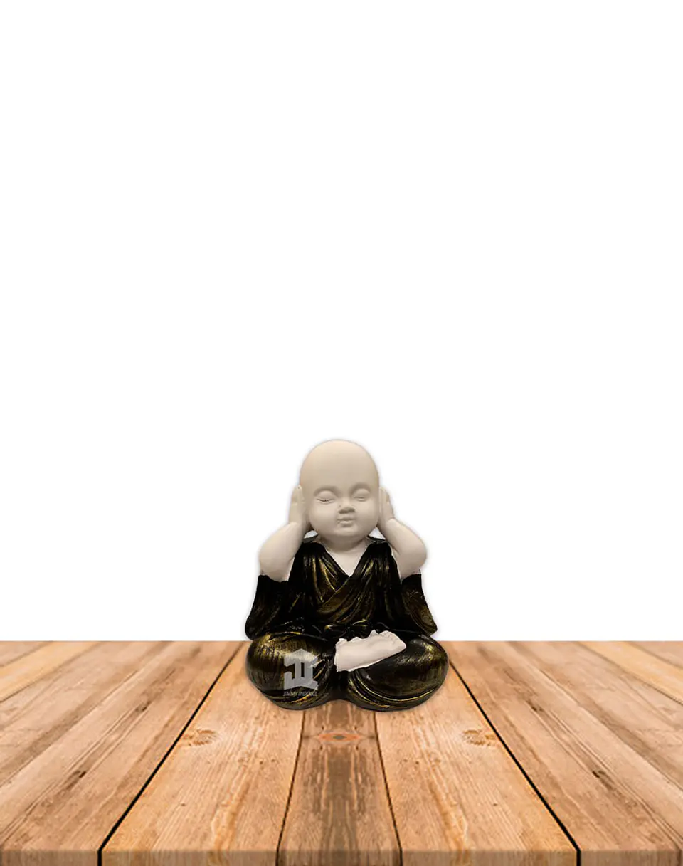 Figura Buda  Ciego, Sordo y Mudo, Poliresina 5